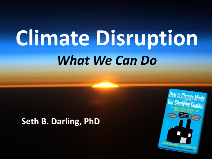 climate disruption what we can do