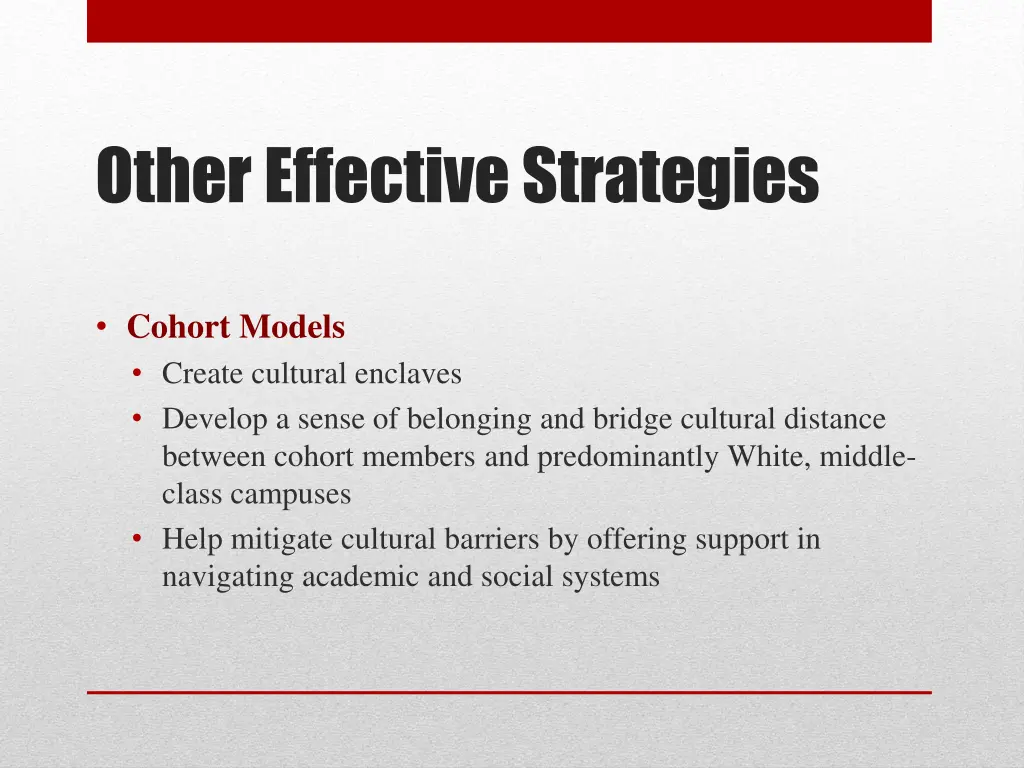 other effective strategies 1