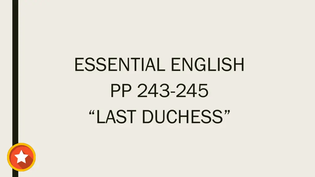 essential english pp 243 245 last duchess