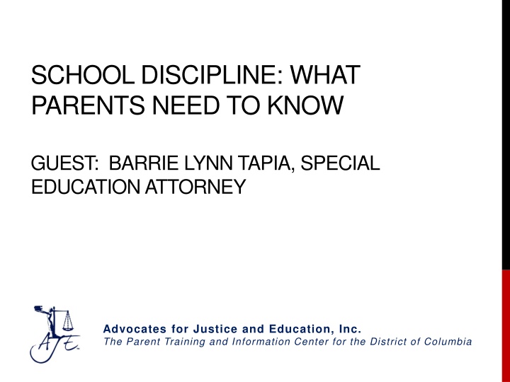 school discipline what parents need to know