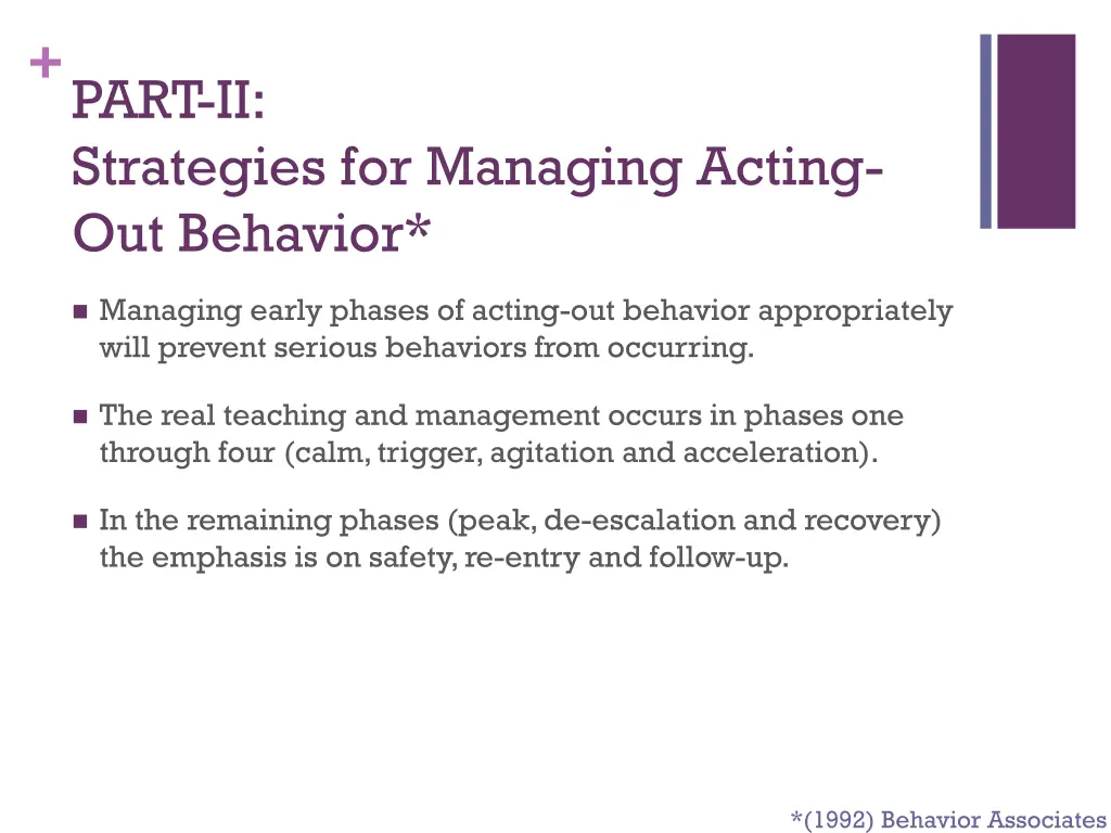 part ii strategies for managing acting