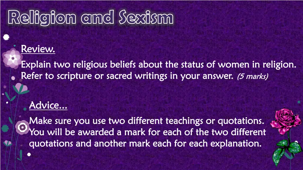 religion and sexism 3