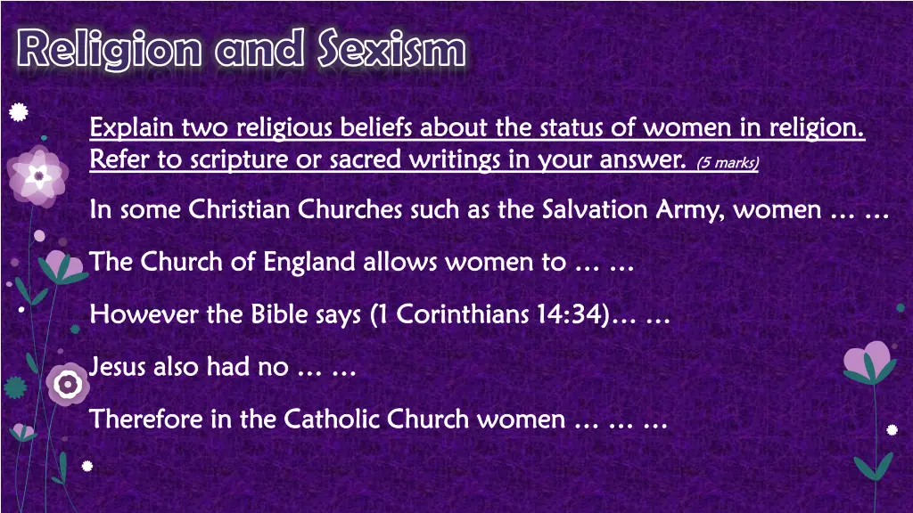 religion and sexism 4