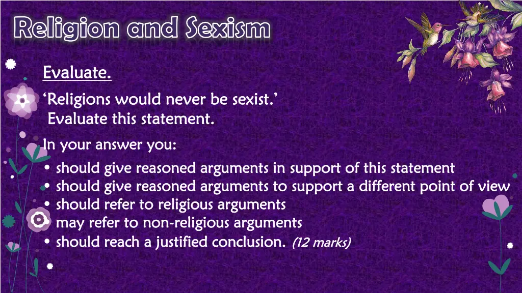 religion and sexism 5