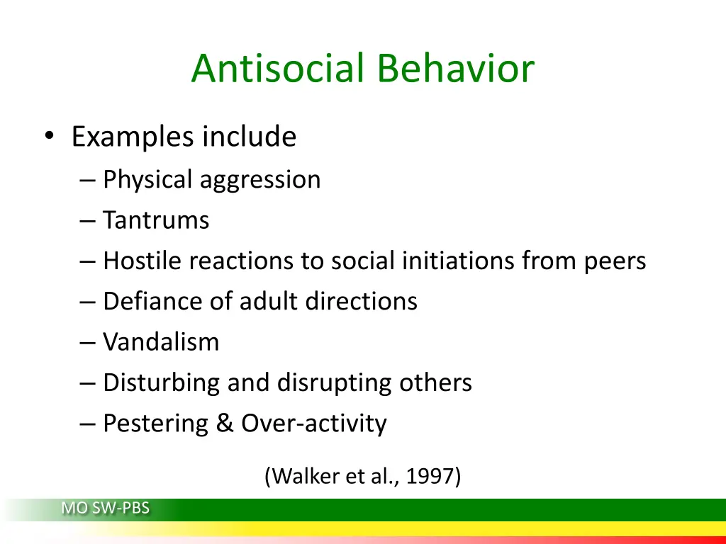 antisocial behavior 1