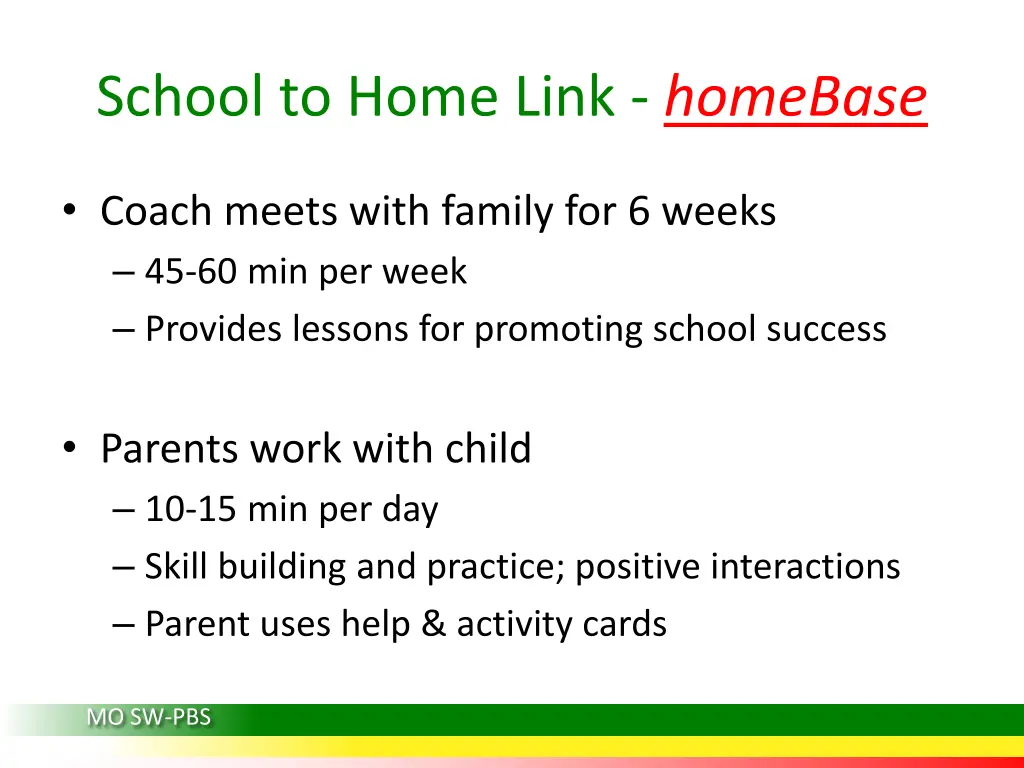 school to home link homebase