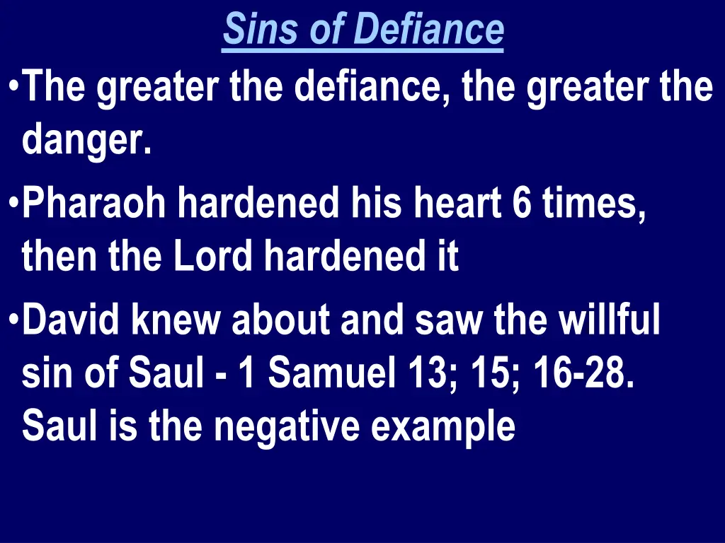 sins of defiance 1