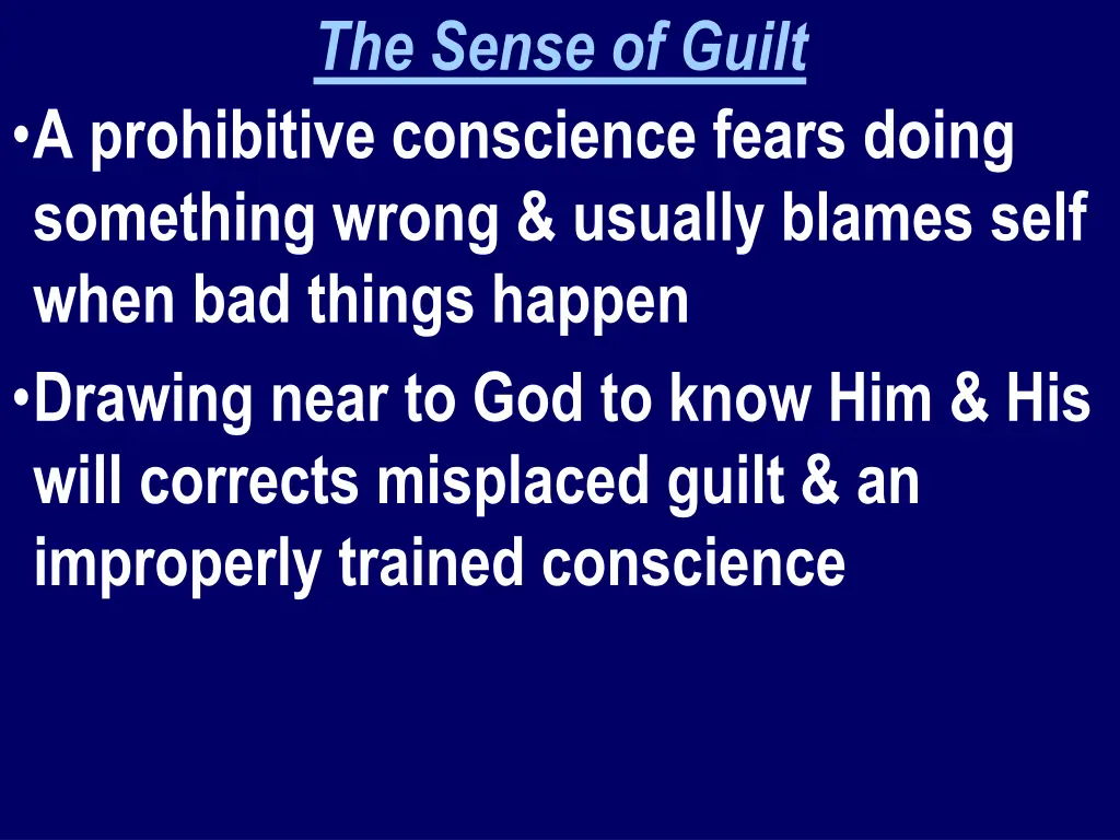 the sense of guilt 4