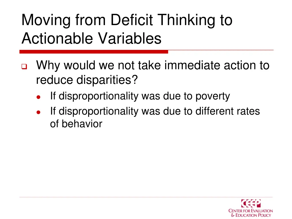 moving from deficit thinking to actionable