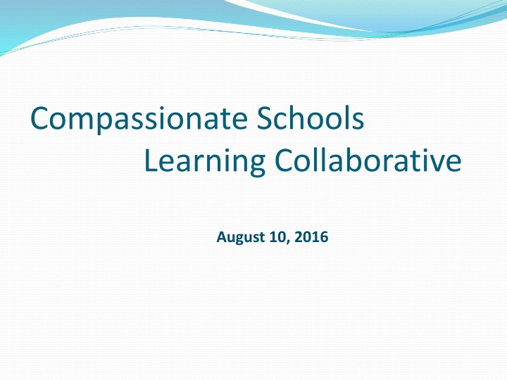 compassionate schools learning collaborative