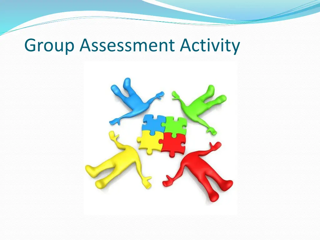 group assessment activity