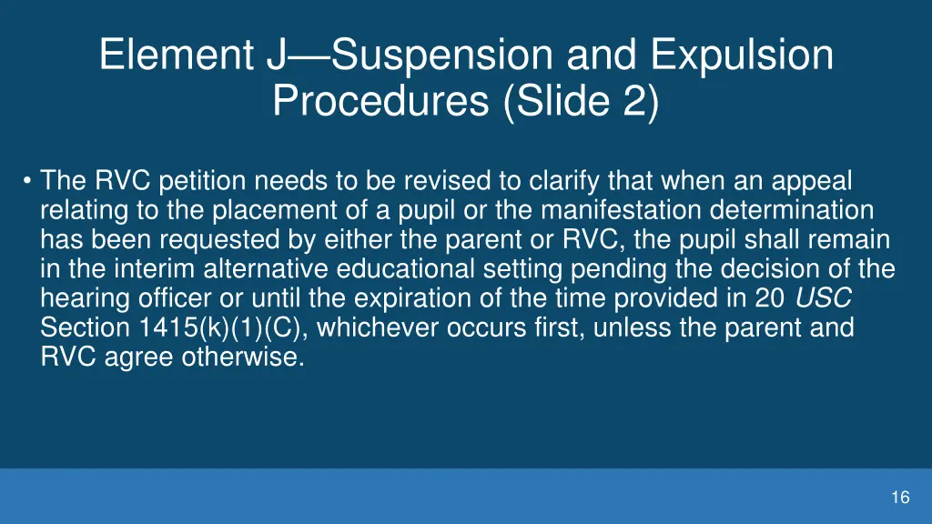 element j suspension and expulsion procedures 1