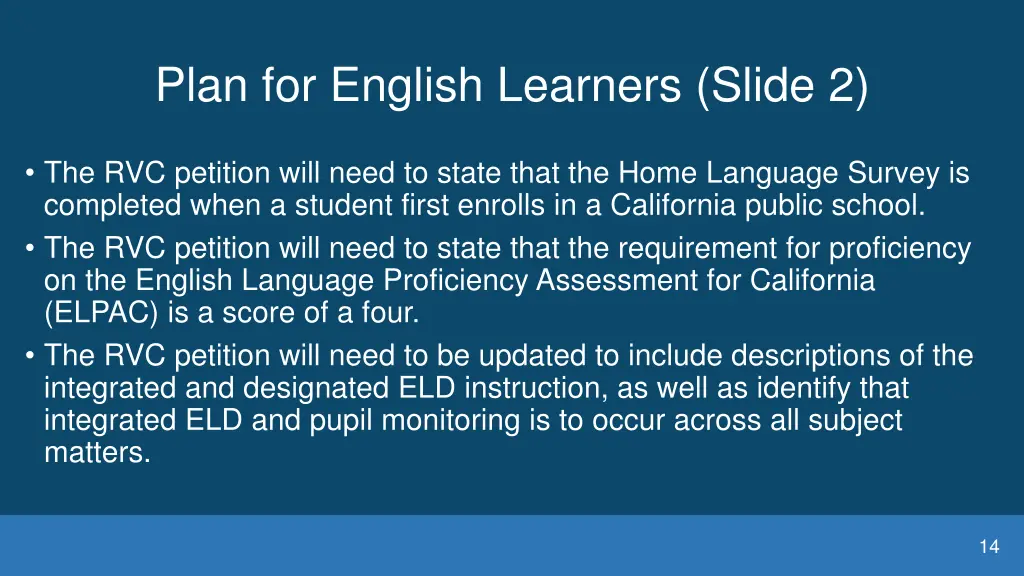 plan for english learners slide 2