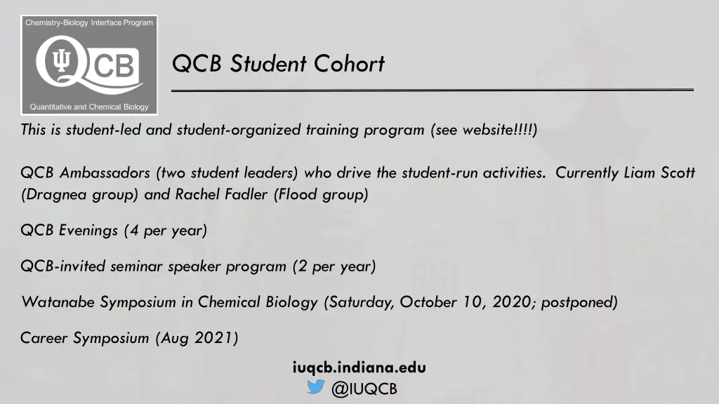 qcb student cohort