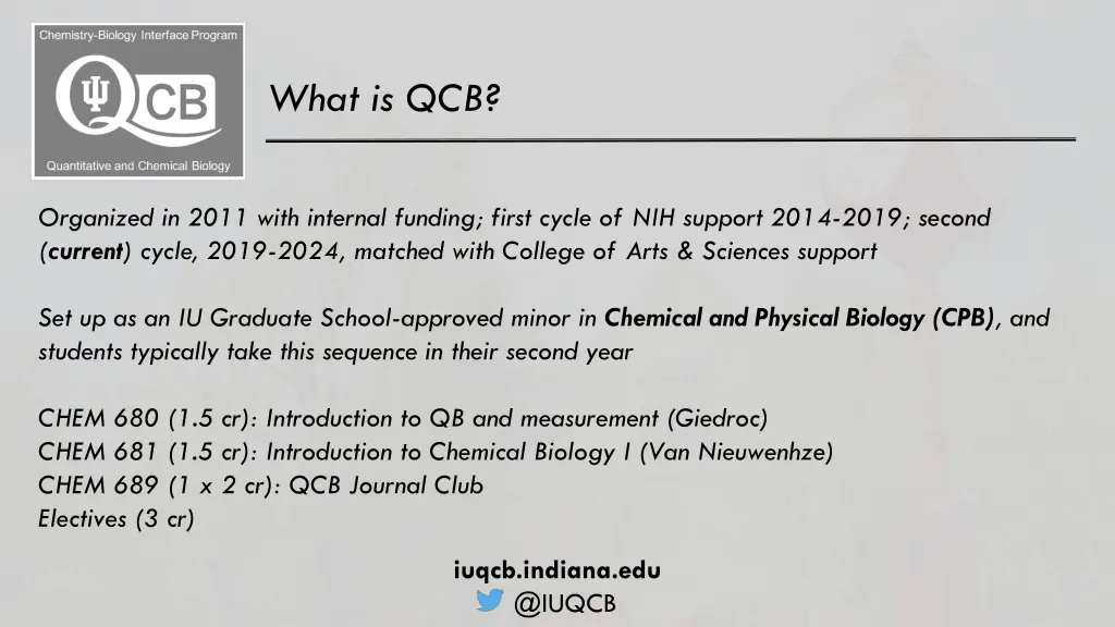 what is qcb 1