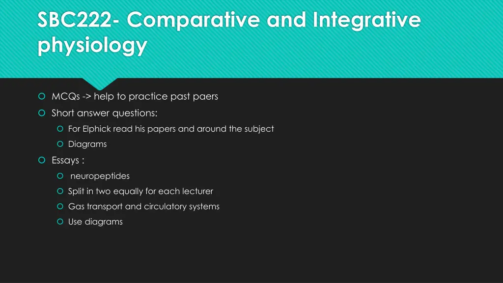 sbc222 comparative and integrative physiology