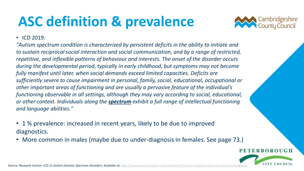 asc definition prevalence