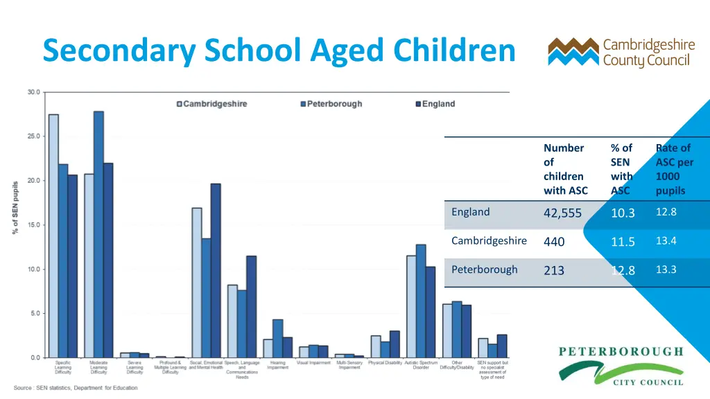 secondary school aged children