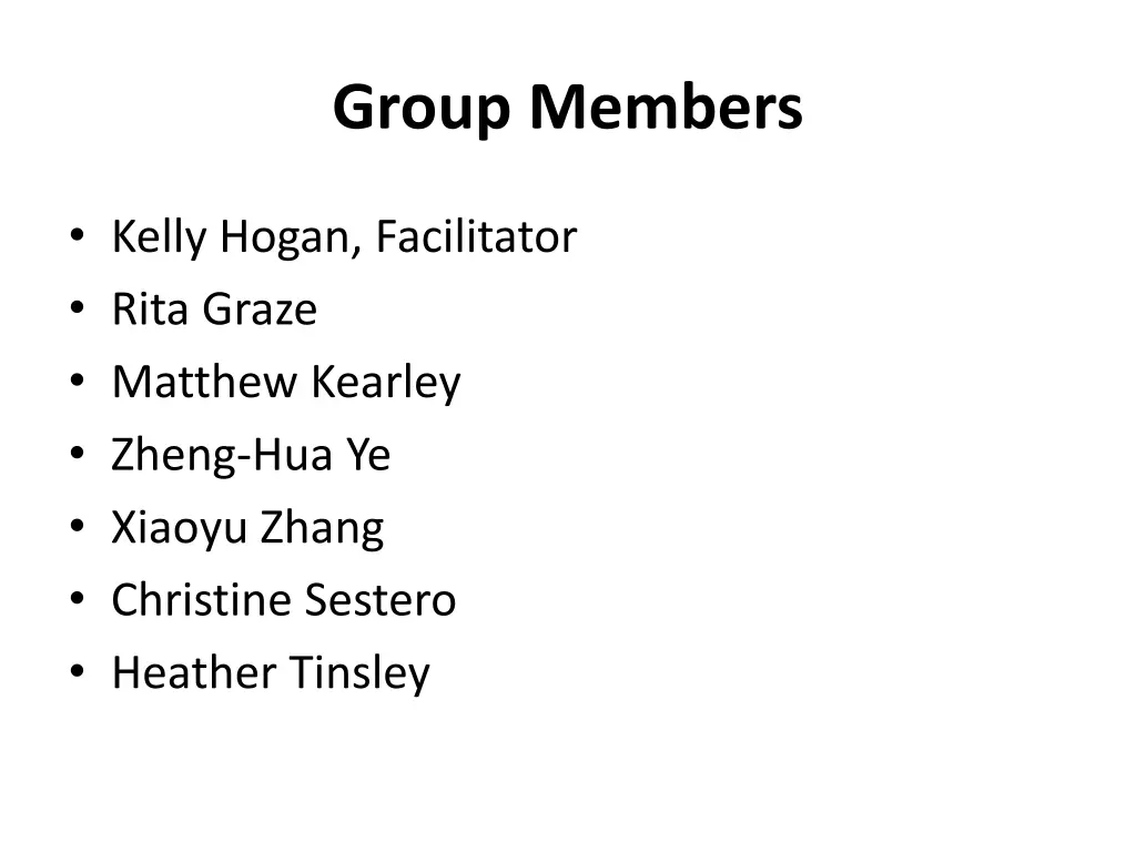 group members