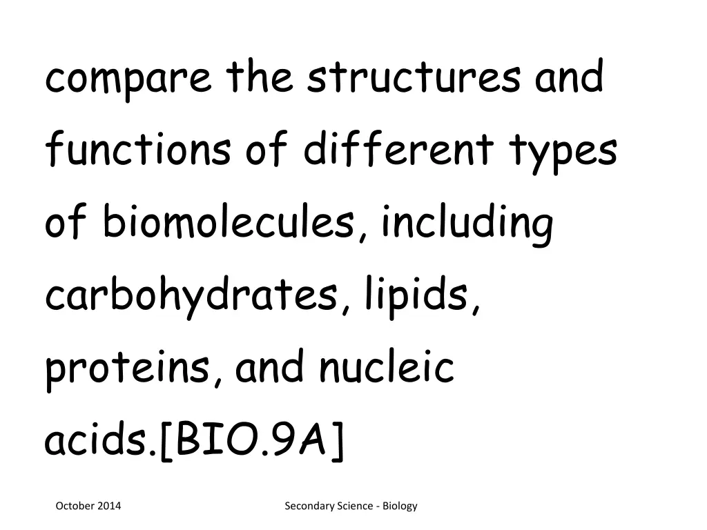 compare the structures and functions of different