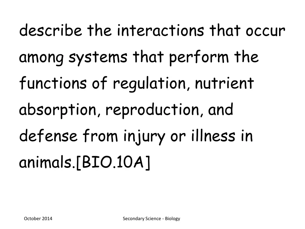 describe the interactions that occur among