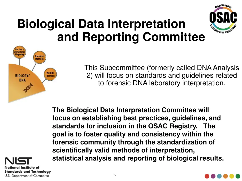 biological data interpretation and reporting