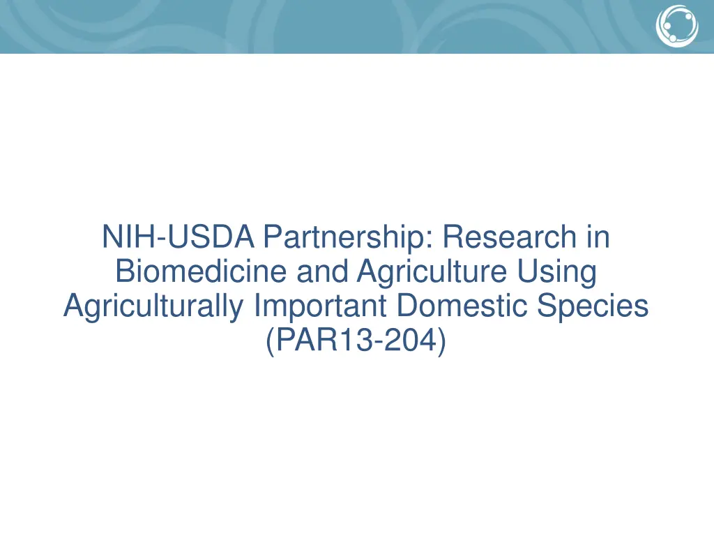 nih usda partnership research in biomedicine