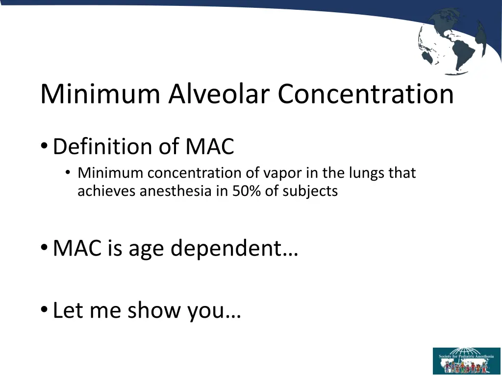 minimum alveolar concentration