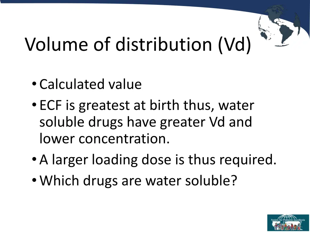 volume of distribution vd