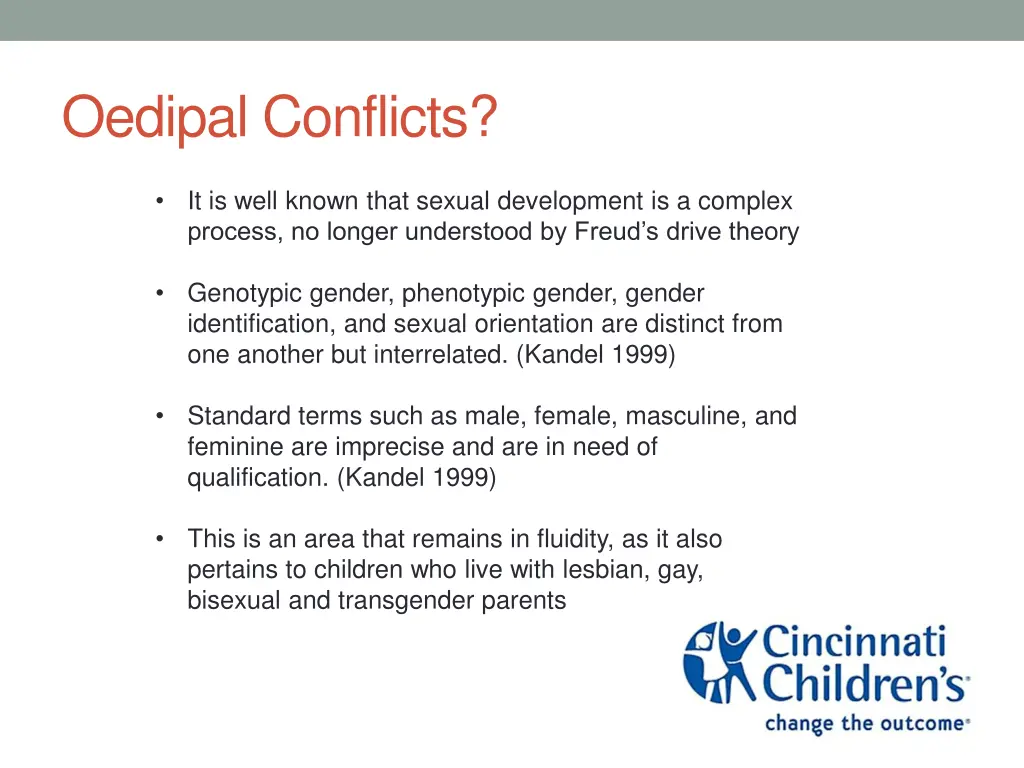 oedipal conflicts