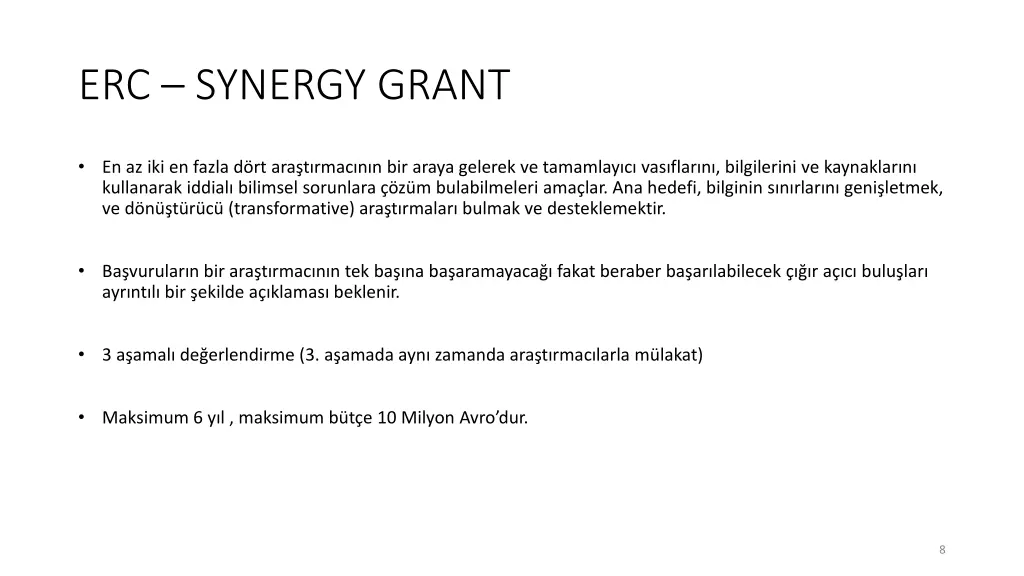 erc synergy grant