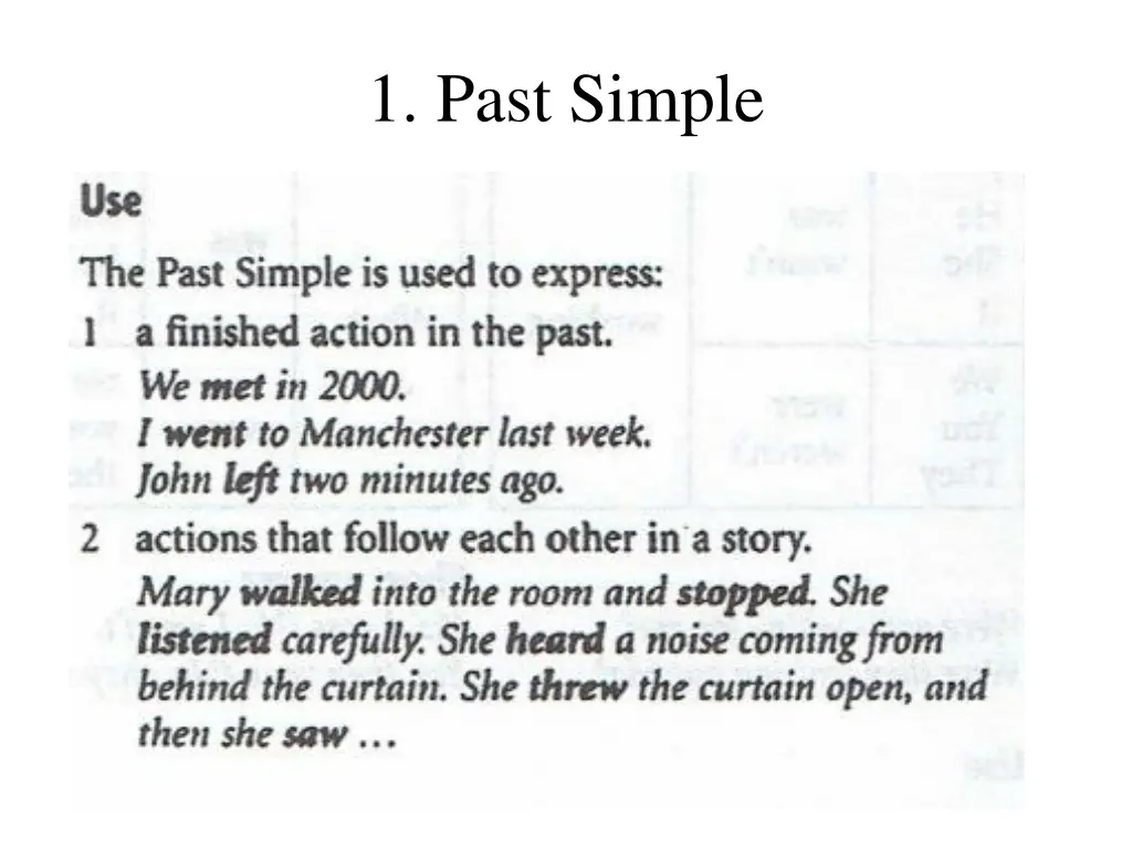 1 past simple 3