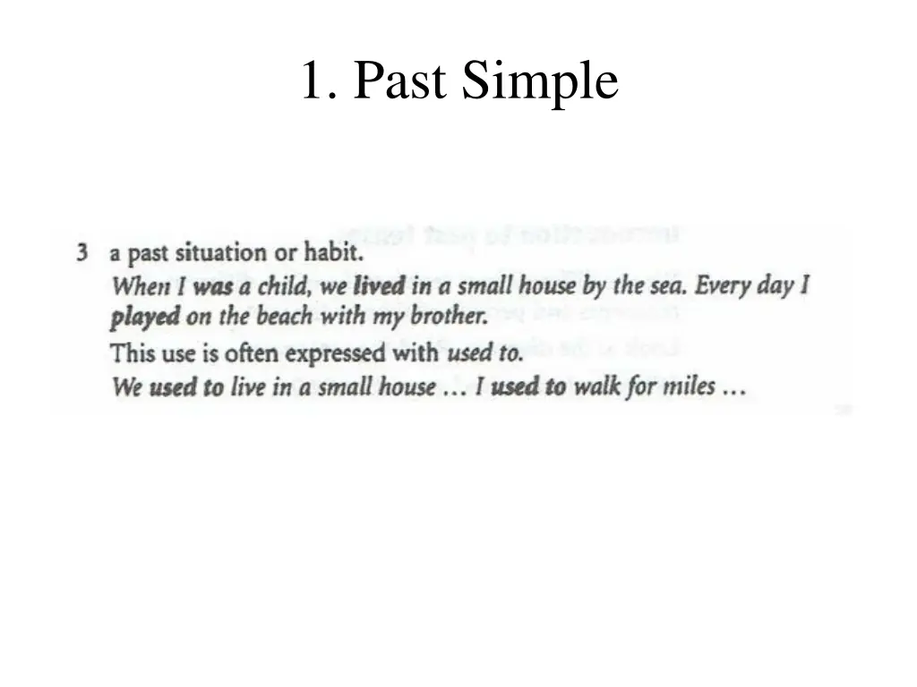 1 past simple 4