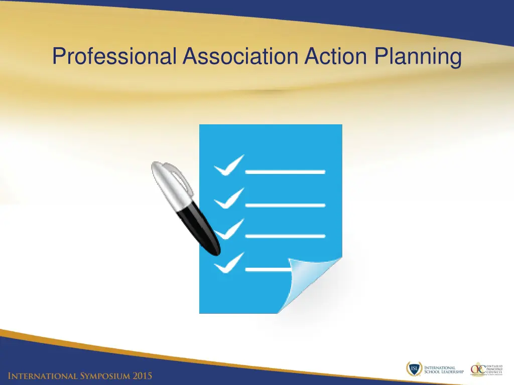 professional association action planning