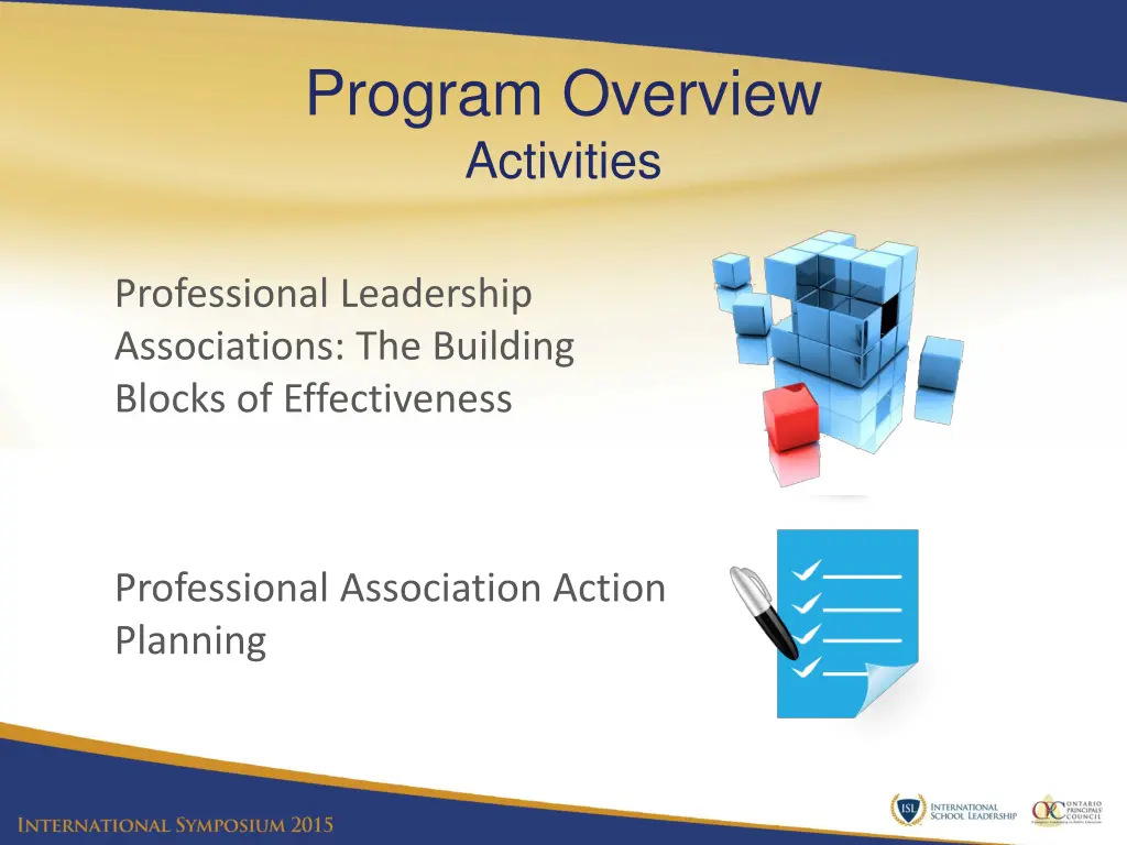 program overview activities