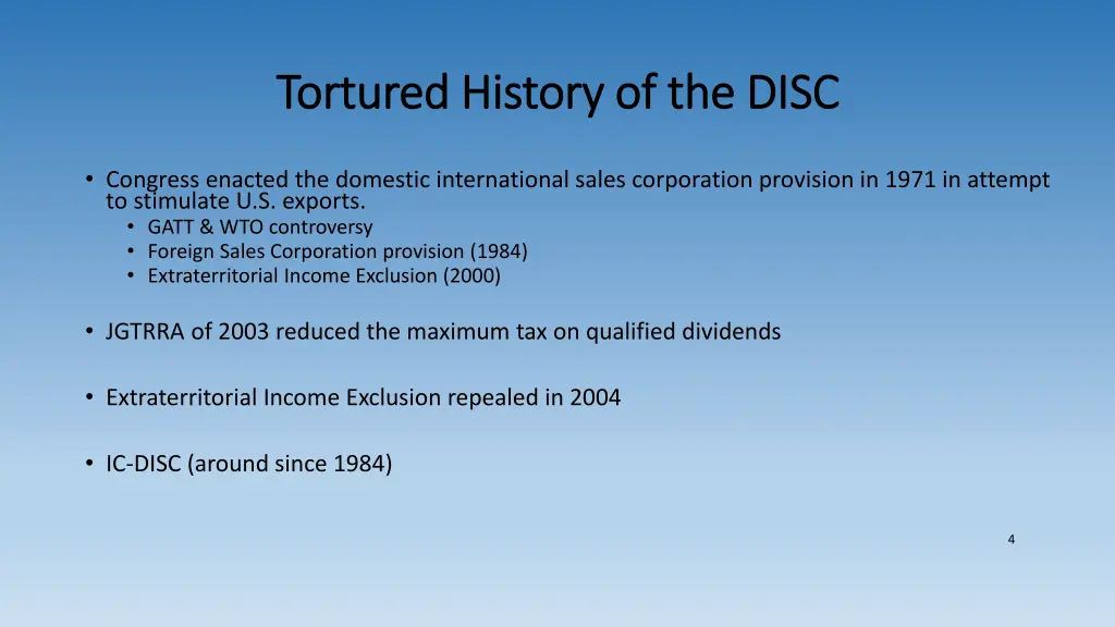 tortured history of the disc tortured history