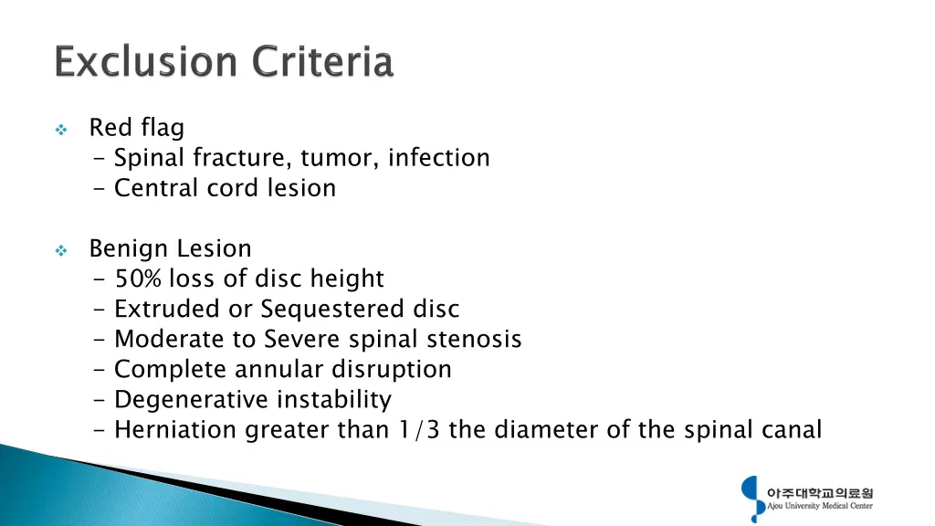 red flag spinal fracture tumor infection central