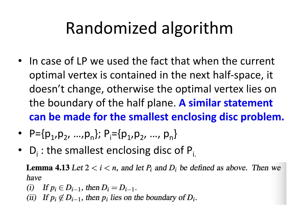 randomized algorithm