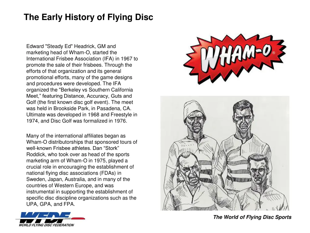 the early history of flying disc 1