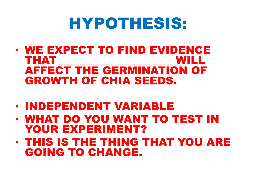 hypothesis