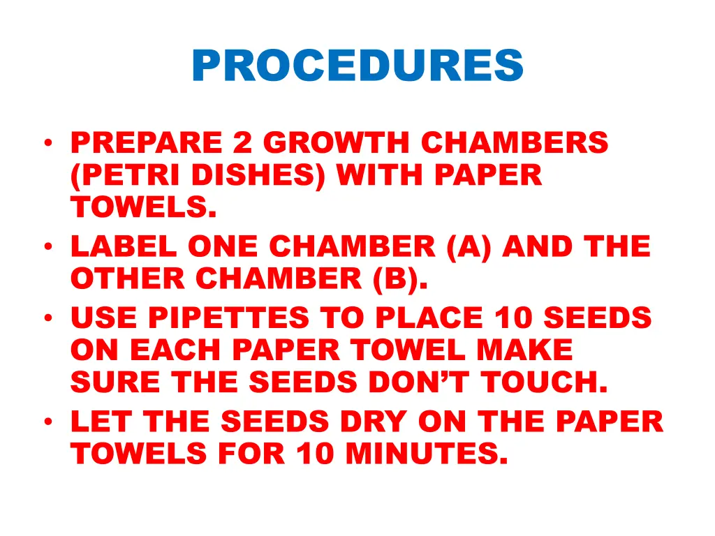 procedures 2