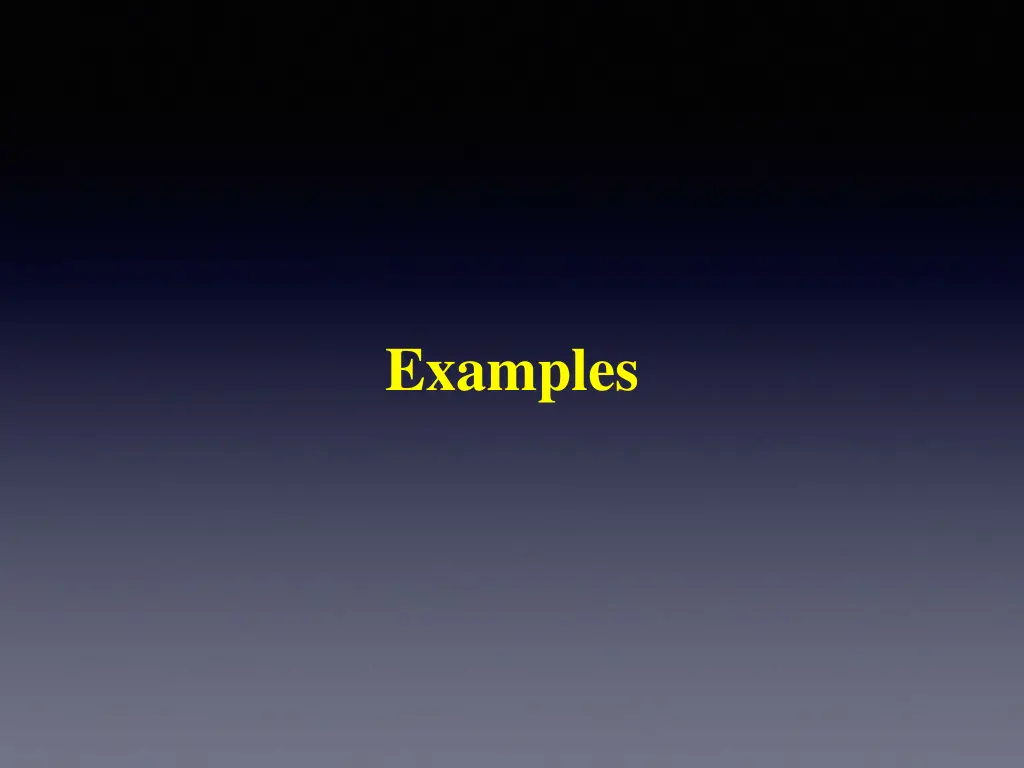 examples