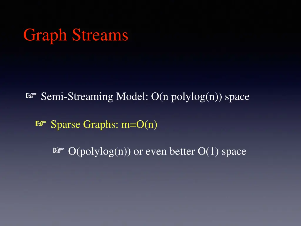 graph streams 2