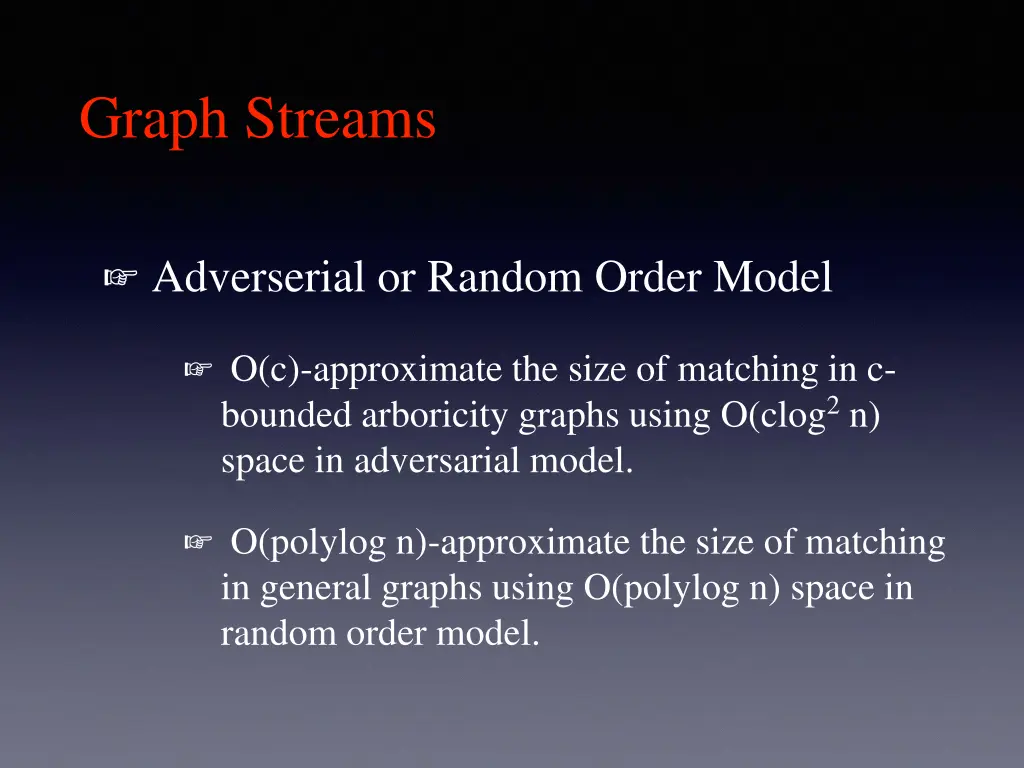 graph streams