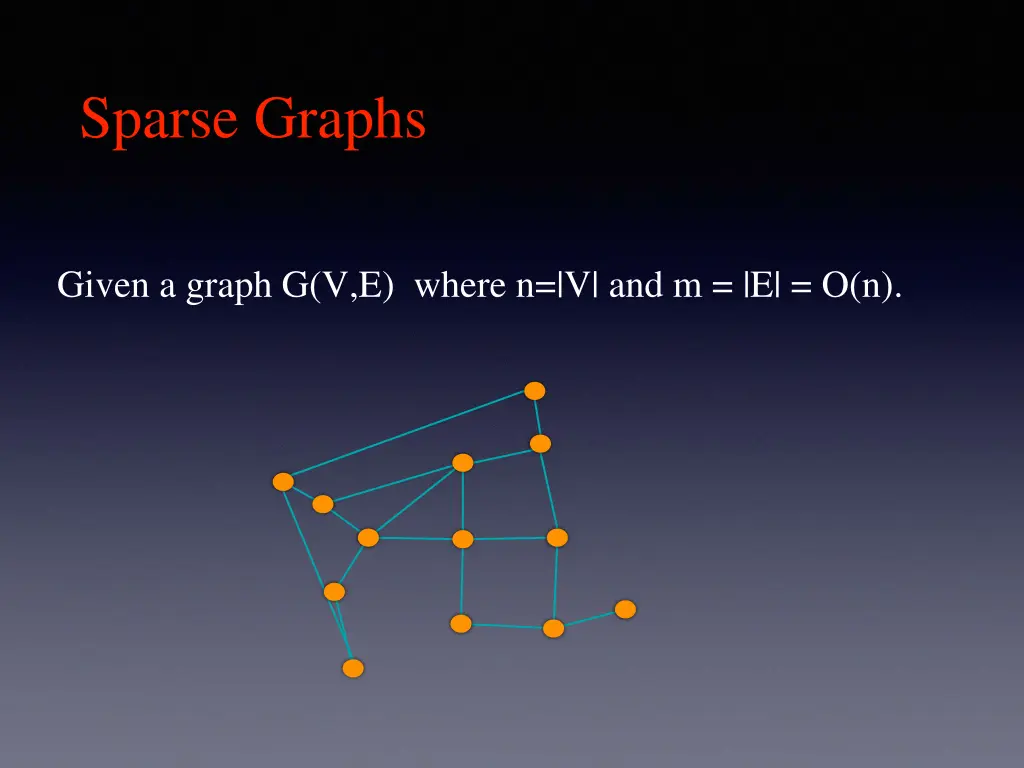 sparse graphs