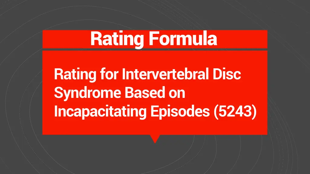 rating formula