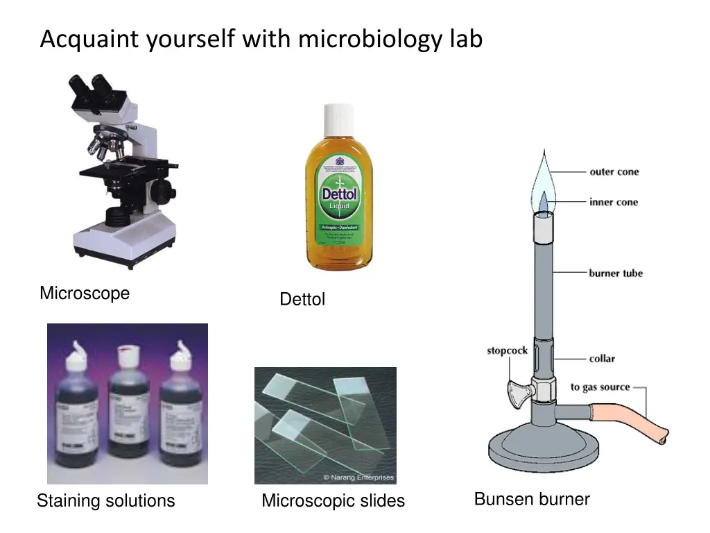 acquaint yourself with microbiology lab