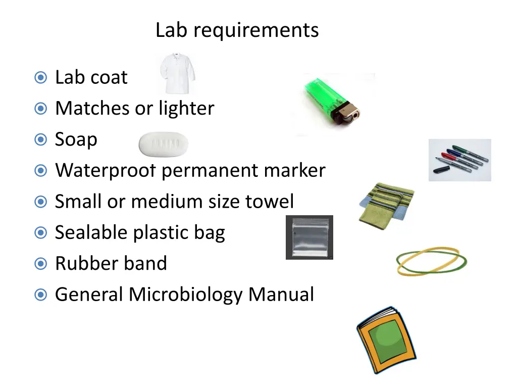 lab requirements