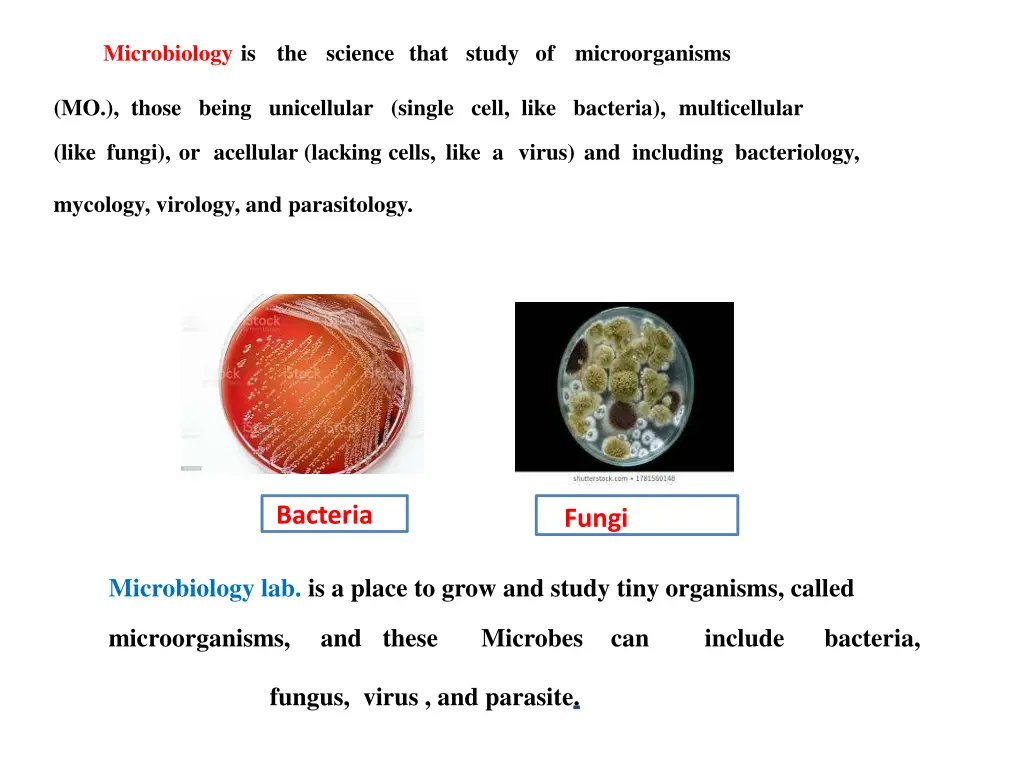 microbiology is