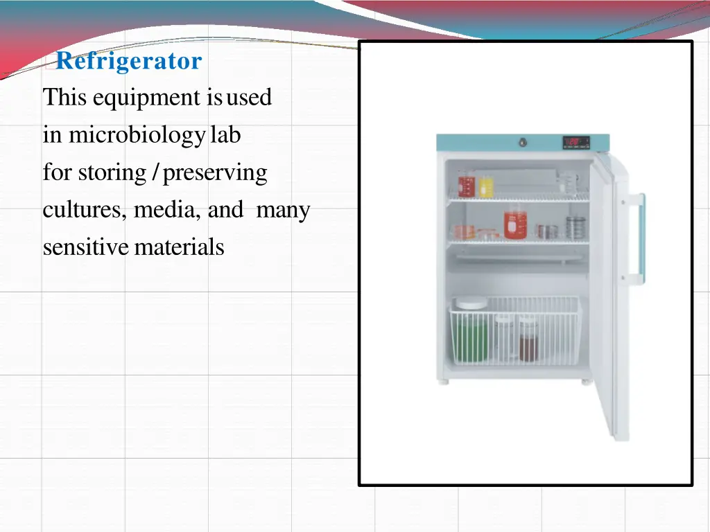 refrigerator this equipment isused